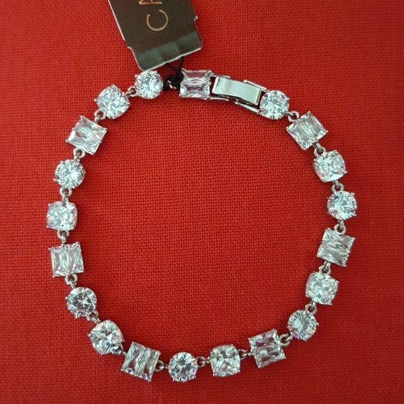 BRAND NEW CAROLEE CRYSTAL CZ FLEX BRACELET - Picture 4 of 8